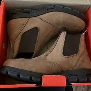 Brand New In Box Mens Redback Crazy Horse pull up soft toe boot #12 Size: 13
